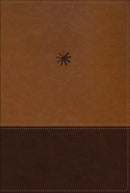 NBLA, Biblia Cronológica de Estudio, Interior a cuatro colores, Leathersoft, dos tonos café, Comfort Print