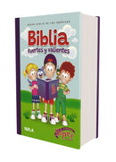 Biblia Biper y sus amigos, Fuertes y valientes (NBLA), Tapa dura, Palabras de Jesús en rojo, Comfort Print