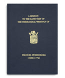 A Lexicon to the Latin Text of the Theological Writings of Emanuel Swedenborg (1688-1772)