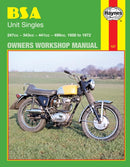 BSA Unit Singles (58 - 72) Haynes Repair Manual-9780856961274