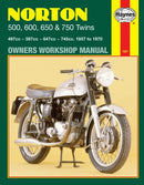 Norton 500, 600, 650 & 750 Twins (57 - 70) Haynes Repair Manual-9780856961878
