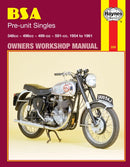 BSA Pre-unit Singles (54 - 61) Haynes Repair Manual-9780856963261
