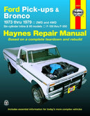 Ford pick-ups F-100-F-350 & Bronco (1973-1979) Haynes Repair Manual (USA)-9780856967887