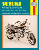 Suzuki GS550 (77 - 82) & GS750 Fours (76 - 79) Haynes Repair Manual-9780856969461