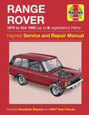 Range Rover V8 Petrol : 70-92-9780857335999