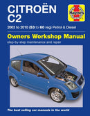 Citroen C2 Petrol & Diesel (03 - 10) Haynes Repair Manual-9780857336354