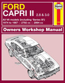 Ford Capri II (and III) 2.8 & 3.0 V6 (74 - 87) Haynes Repair Manual-9780857336941