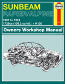 Sunbeam Alpine & Rapier Owners Workshop Manual : 67-74-9780857337375