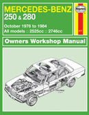 Mercedes-Benz 250 & 280 123 Series Petrol (Oct 76 - 84) Haynes Repair Manual : 76-84-9780857337399