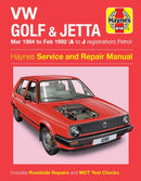VW Golf & Jetta Mk 2 Petrol (Mar 84 - Feb 92) Haynes Repair Manual-9780857338679