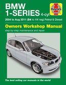 BMW 1-Series 4-cyl Petrol & Diesel (04 - Aug 11) Haynes Repair Manual-9780857338723