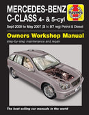 Mercedes-Benz C-Class Petrol & Diesel (Sept 00 - May 07) Haynes Repair Manual-9780857339539