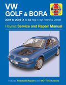 VW Golf & Bora 4-cyl Petrol & Diesel (01 - 03) Haynes Repair Manual-9780857339720