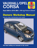 Vauxhall/Opel Corsa Petrol & Diesel (Sept 06 - 10) Haynes Repair Manual-9780857339799