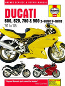 Ducati 600, 620, 750 & 900 2-valve V-Twins (91 - 05) Haynes Repair Manual-9780857339867