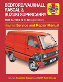 Bedford/Vauxhall Rascal & Suzuki Supercarry (86 - Oct 94) Haynes Repair Manual-9780857339935