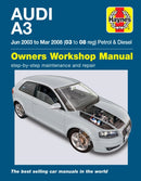 Audi A3 Petrol & Diesel (Jun 03 - Mar 08) Haynes Repair Manual-9780857339942