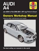 Audi A4 Petrol & Diesel (Jan 05 to Feb 08) Haynes Repair Manual-9780857339959