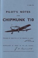 Chipmunk T10 Pilot''s Notes