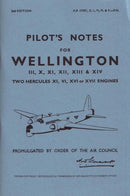 Wellington III, X, XI, XII, XIII & XIV Pilot''s Notes