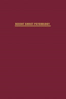 Recent Soviet Psychology-9780871403698