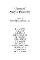 Classics of Analytic Philosophy
