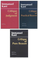 Three Critiques, 3-volume Set : Vol. 1: Critique of Pure Reason; Vol. 2: Critique of Practical Reason; Vol. 3: Critique of Judgment-9780872206298