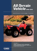 Honda Kawasaki Polaris Suzuki Yamaha All-Terrain Vehicle Volume 2 Service Repair Manual-9780872885141