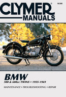 BMW 500 & 600cc Twins Motorcycle (1955-1969) Service Repair Manual-9780892872244