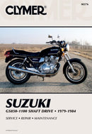 Suzuki GS850-1100 Shaft Drive Motorcycle (1979-1984) Service Repair Manual-9780892873050