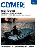 Mercury 3.5-40 HP Outboards Includes Electric Motors (1972-1989) Service Repair Manual-9780892873951
