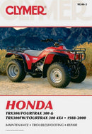 Honda TRX300/Fourtrax 300 & TRX300FW/Fourtrax 300 4x4 (1988-2000) Clymer Repair Manual-9780892876402