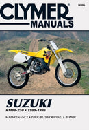 Suzuki RM80-250 Motorcycle (1989-1995) Service Repair Manual-9780892876587