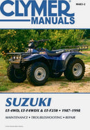 Suzuki LT-4WD, LT-F4WDX & LT-F250 ATV (1987-1998) Service Repair Manual-9780892878666