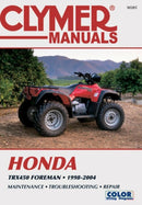Honda TRX450 Foreman Series ATV (1998-2004) Service Repair Manual-9780892878963