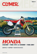Honda CR250R (1988-1991) & CR500R (1988-2001) Motorcycle Service Repair Manual-9780892879007