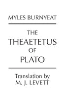 The Theaetetus of Plato-9780915144815