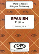 English-Spanish & Spanish-English Word-to-Word Dictionary-9780933146990