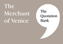 The Quotation Bank : The Merchant of Venice GCSE Revision and Study Guide for English Literature 9-1-9780995608689