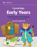 Cambridge Early Years Communication and Language for English as a Second Language Learner's Book 2B : Early Years International-9781009388160