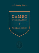 KJV Cameo Wide Margin Reference Edition, Black Goatskin Leather, KJ456:XRME