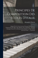 Principes De Composition Des Ecoles D''italie