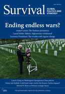 Survival June-July 2021: Ending Endless Wars?-9781032018287