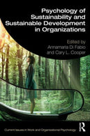 Psychology of Sustainability and Sustainable Development in Organizations-9781032079363