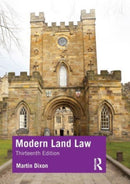 Modern Land Law-9781032395753