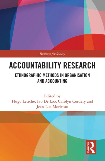 Accountability Research : Ethnographic Methods in Organisation and Accounting-9781032442891