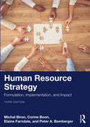 Human Resource Strategy : Formulation, Implementation, and Impact-9781032514307