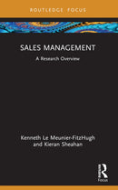 Sales Management : A Research Overview-9781032555997