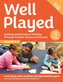 Well Played, Grades 3-5 : Building Mathematical Thinking Through Number Games and Puzzles-9781032831190