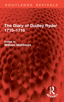 The Diary of Dudley Ryder 1715-1716